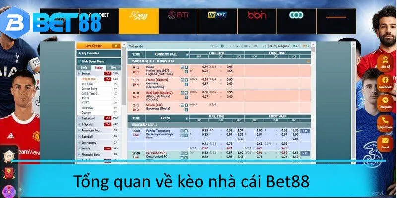 Tổng quan cần biết về kèo nhà cái Bet88