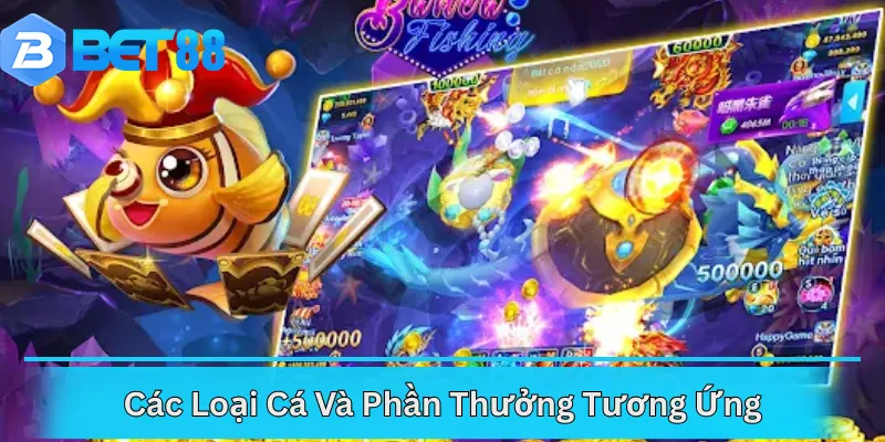 Các Loại Cá Và Phần Thưởng Tương Ứng
