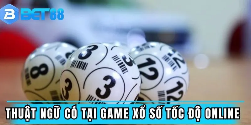 Các thuật ngữ phổ biến có tại game xổ số tốc độ